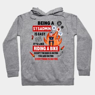 Funny Sysadmin Software Developers Hero Administrator System Admin Hoodie